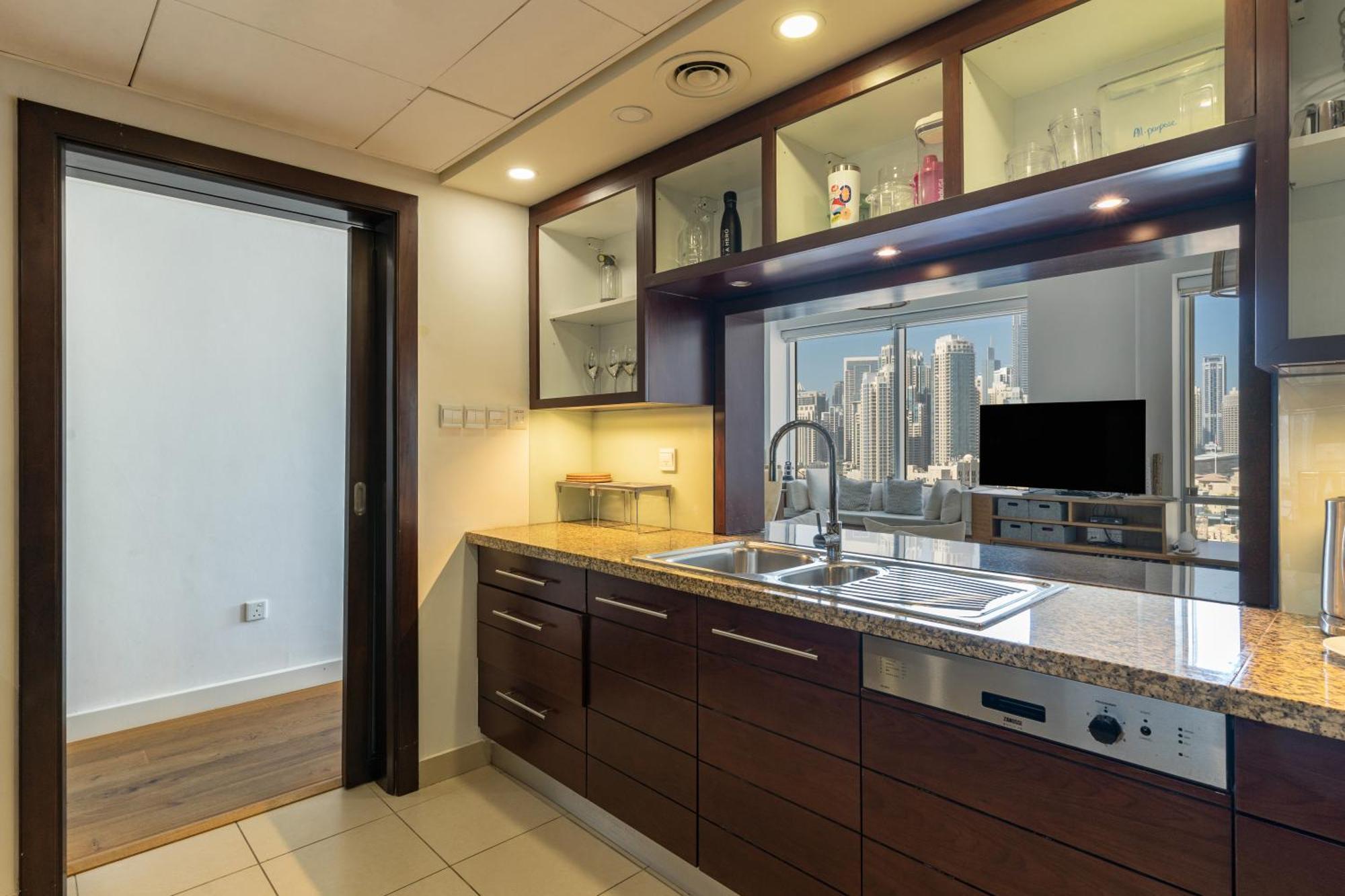 Chic 2Br Apartment, Prime Location Near Dubai Mall - Allsopp&Allsopp Exterior foto